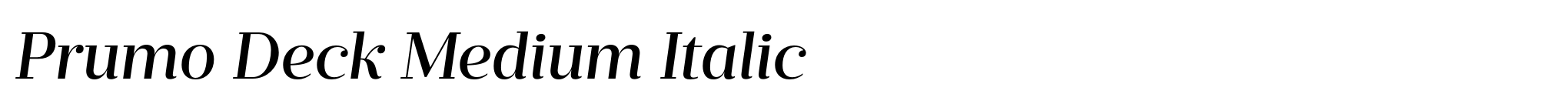 Prumo Deck Medium Italic image